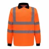 European Standard Long Sleeve Reflective Clothing POLO