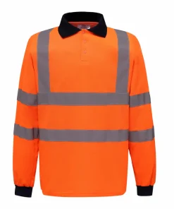 European Standard Long Sleeve Reflective Clothing POLO