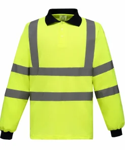 European Standard Long Sleeve Reflective Clothing POLO