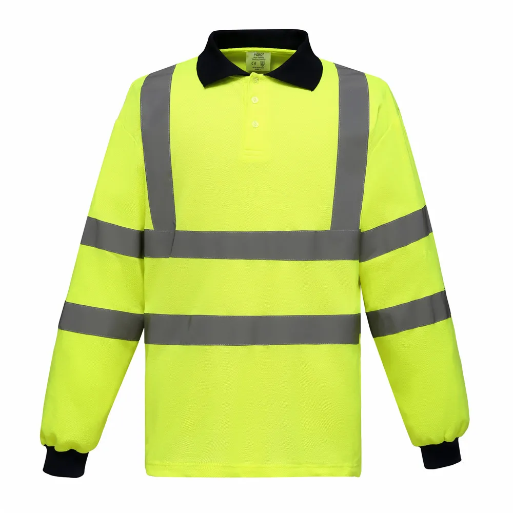 European Standard Long Sleeve Reflective Clothing POLO