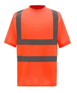 round neck short sleeve reflective T-shirt