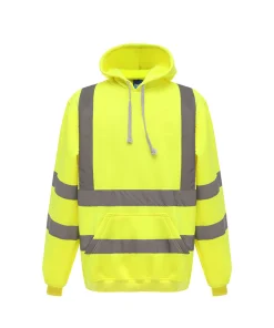 Warm Hooded Reflective Sweatshirt