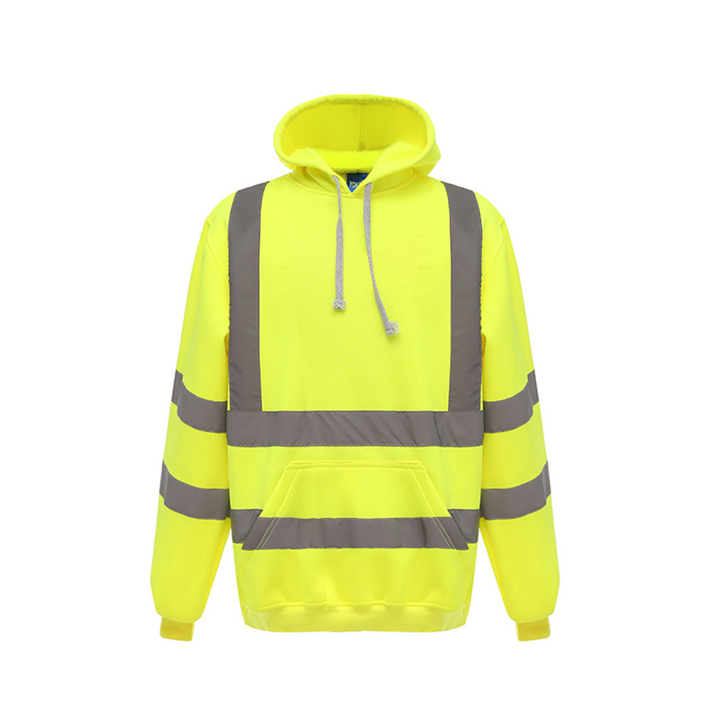 Warm Hooded Reflective Sweatshirt