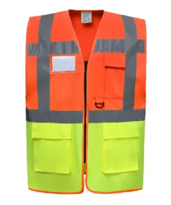 GRS European Standard Certified Multi-Pocket Reflective Vests