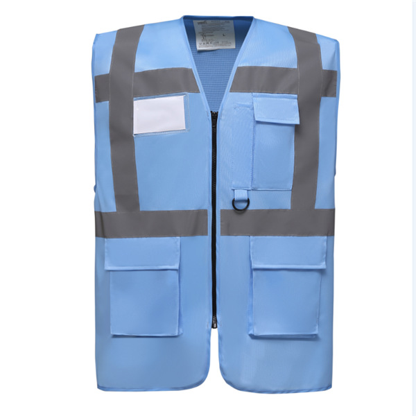 GRS European Standard Certified Multi-Pocket Reflective Vests