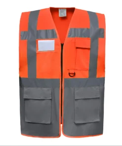 GRS European Standard Certified Multi-Pocket Reflective Vests