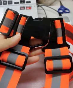 Reflective Vest with Elastic Back Strap