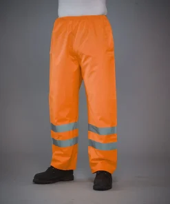 European Standard Oxford Fabric Waterproof Coating Reflective Rain Pants