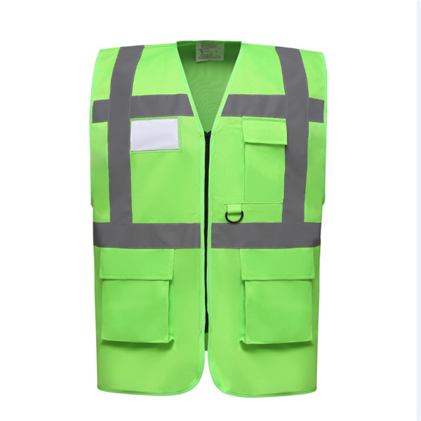 GRS European Standard Certified Multi-Pocket Reflective Vests