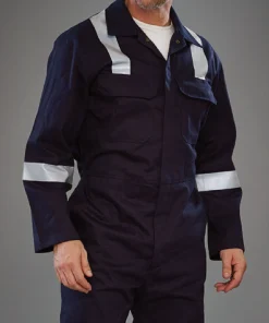 Cotton flame retardant fireproof reflective overalls