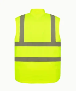 Warm shaker fleece two-side fluorescent reflective undershirt