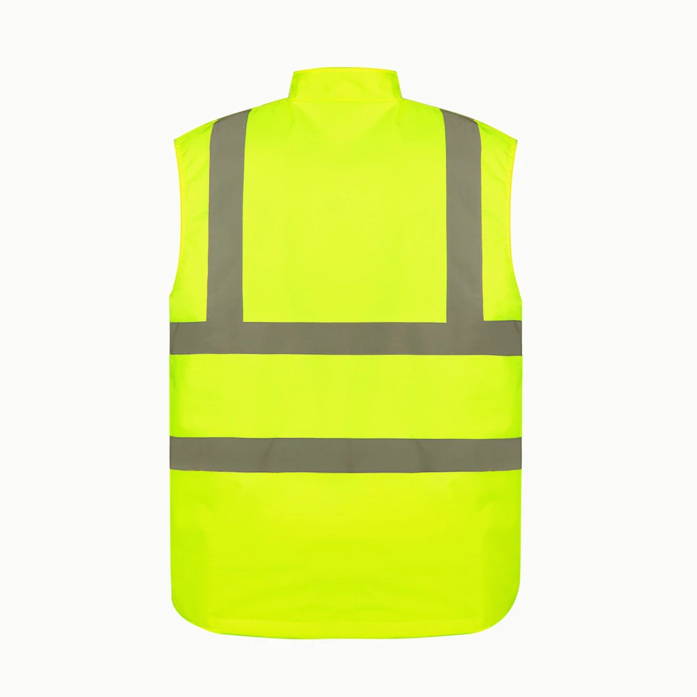Warm shaker fleece two-side fluorescent reflective undershirt