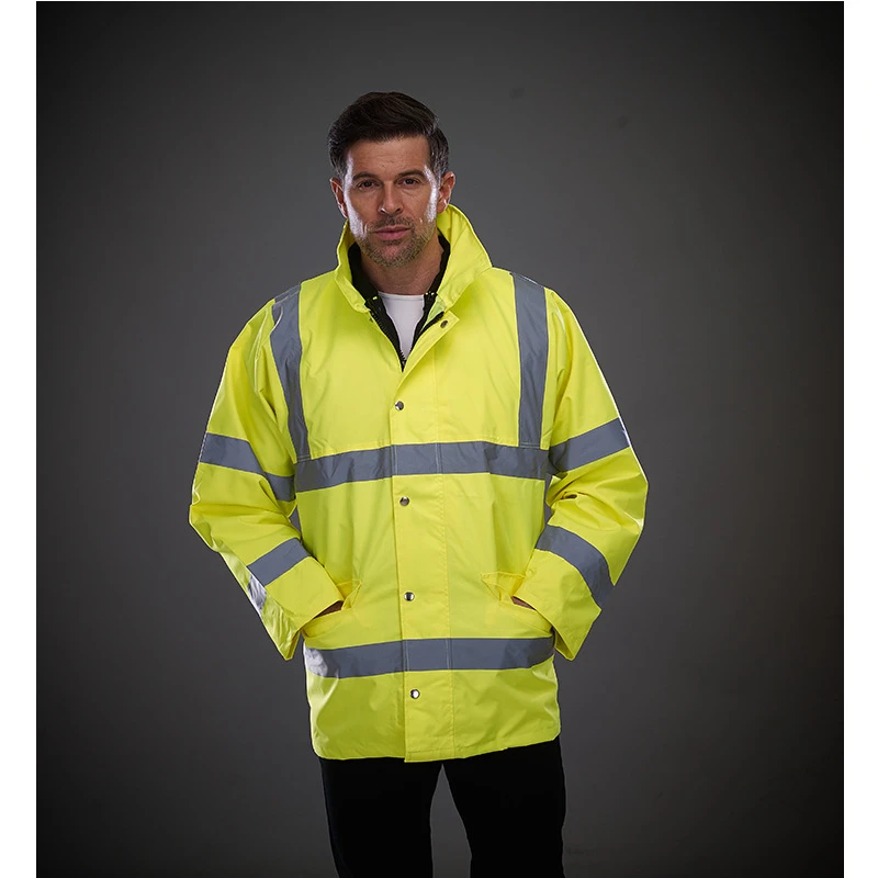 waterproof warm reflective jacket