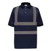 Bequemes, atmungsaktives, schnell trocknendes und reflektierendes Poloshirt