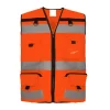 Multi-Pocket Waterproof Reflective Vest