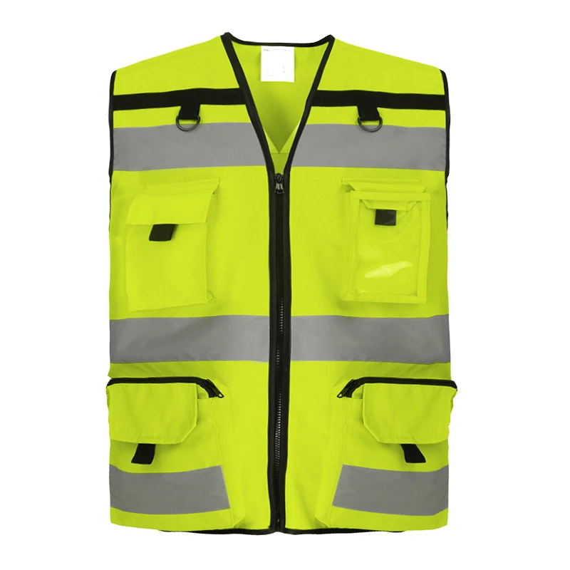 Multi-Pocket Waterproof Reflective Vest