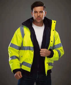 Oxford cloth waterproof warm reflective jacket