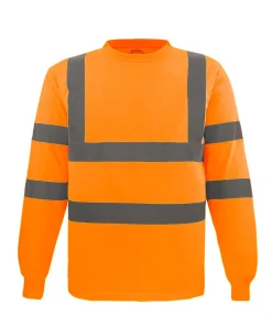Breathable round neck quick-drying reflective T-shirt