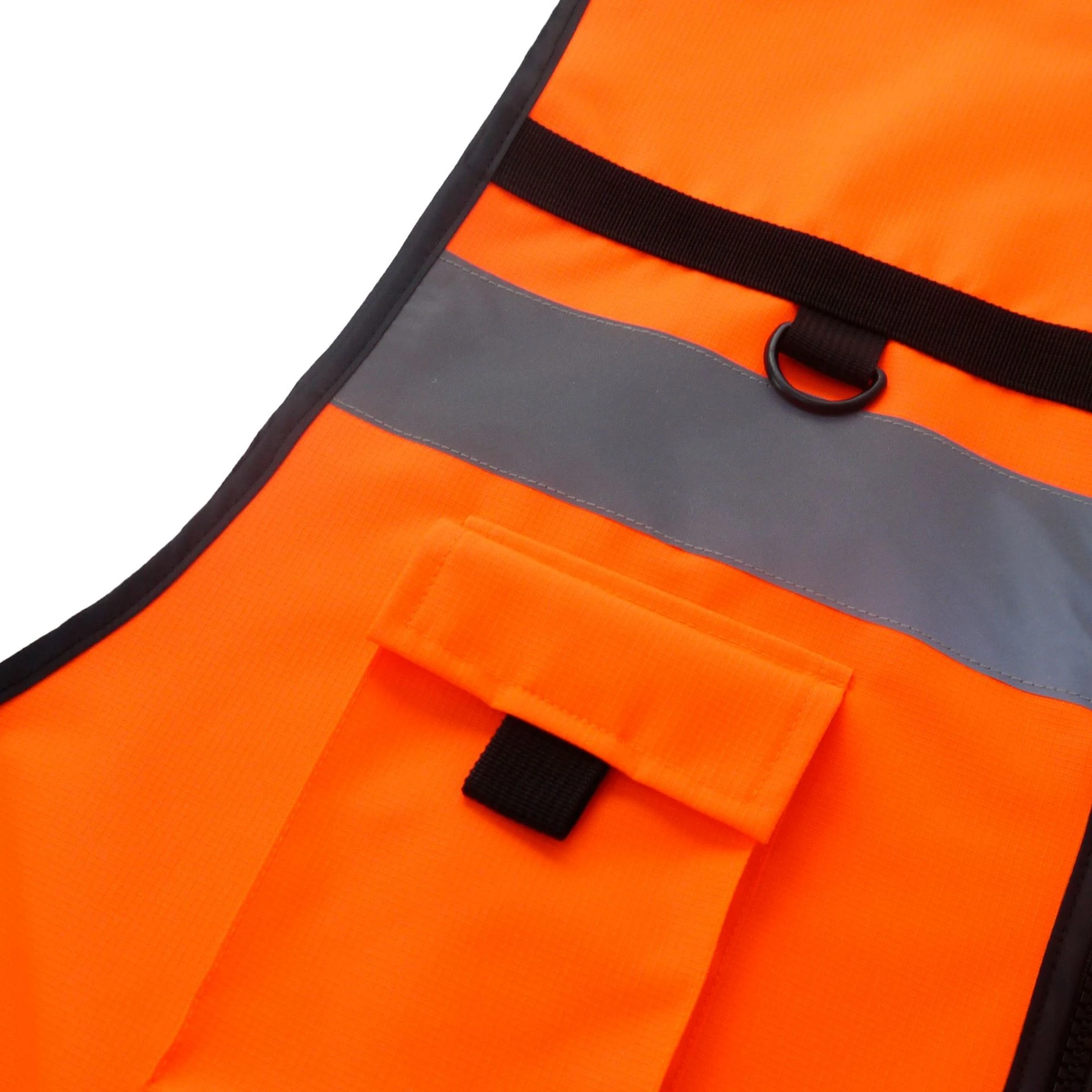 Multi-Pocket Waterproof Reflective Vest