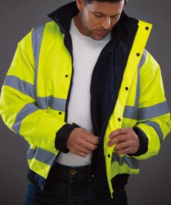 Oxford cloth waterproof warm reflective jacket
