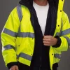 Oxford cloth waterproof warm reflective jacket