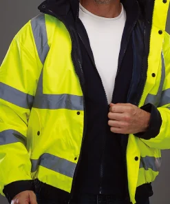 Oxford cloth waterproof warm reflective jacket