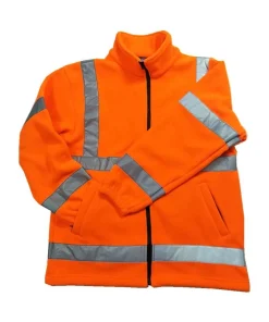 Warm shaker fleece outdoor safety reflective jacket