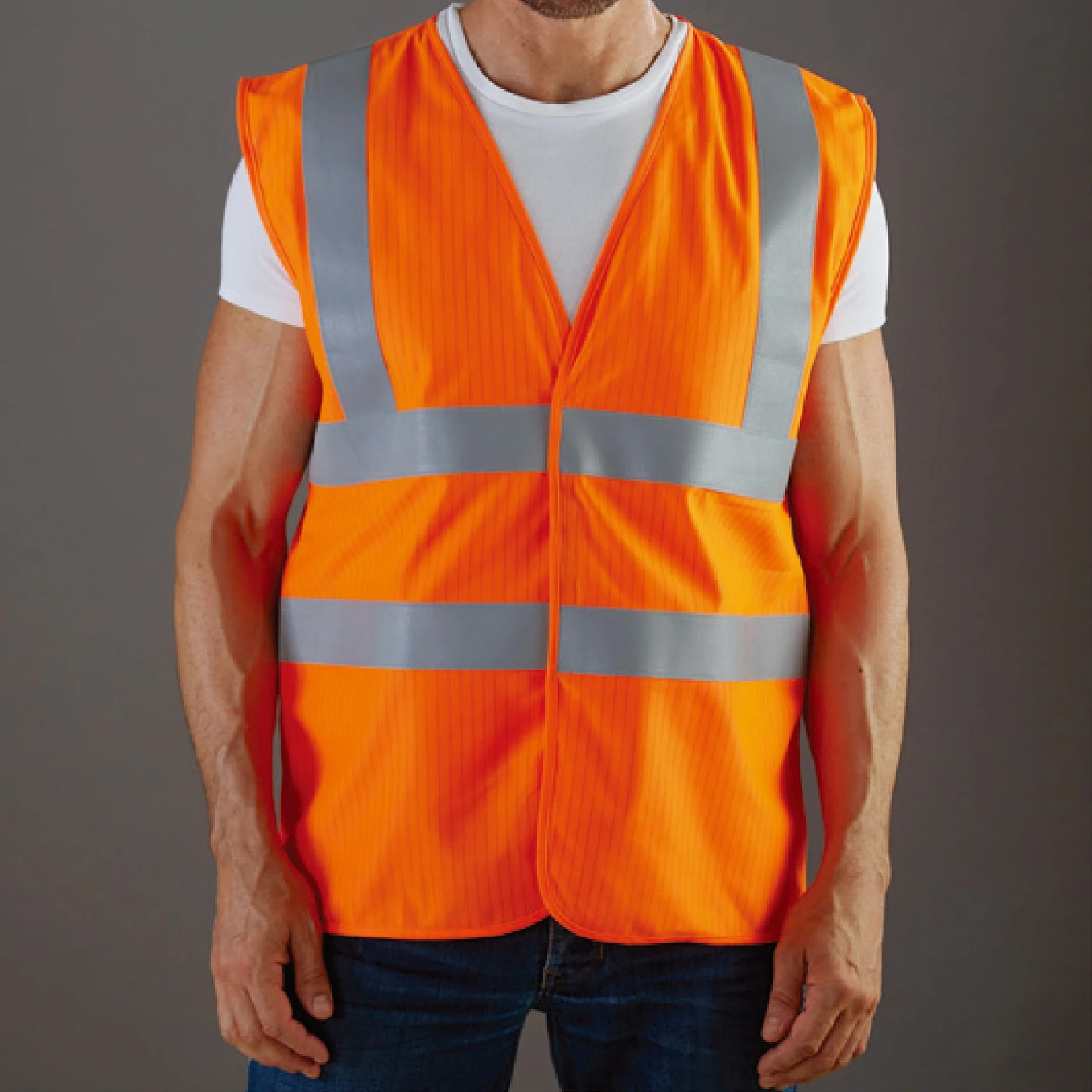 High brightness reflective clothing flame retardant anti-static reflective vest