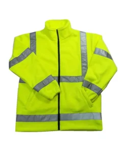 Warm shaker fleece outdoor safety reflective jacket