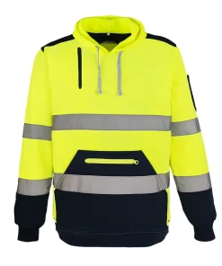 Outdoor Padded Warm Hooded Reflective Sweatshirt