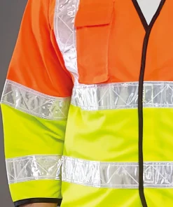 Safety Reflective Clothing Jingle Belt Mid-Length Sleeve Vest
