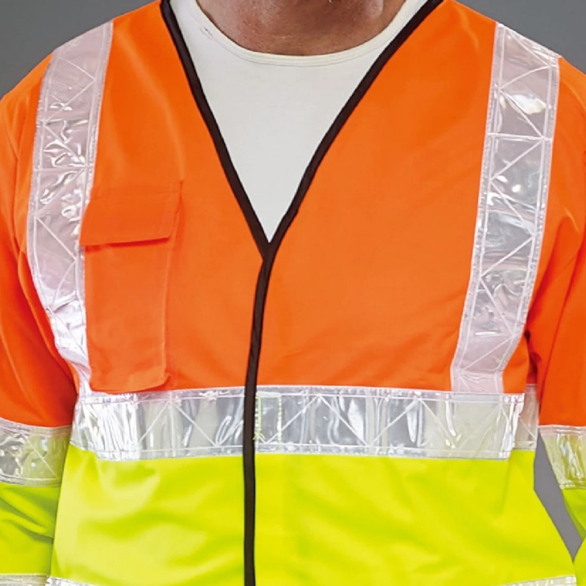 Safety Reflective Clothing Jingle Belt Mid-Length Sleeve Vest