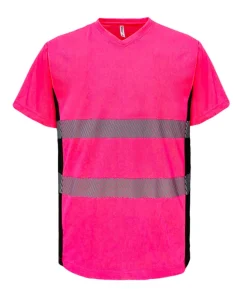V-Neck Reflective T-ShirtLight and BreathableBirdseye FabricReflective Clothing