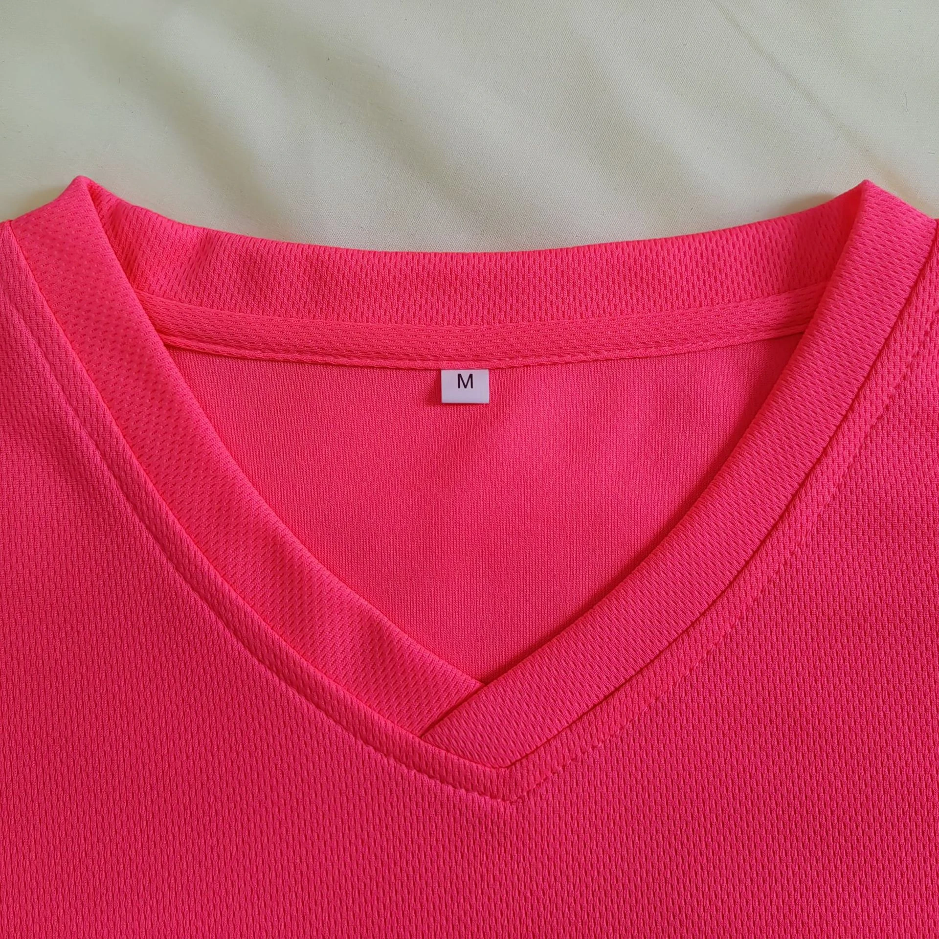 V-Neck Reflective T-ShirtLight and BreathableBirdseye FabricReflective Clothing