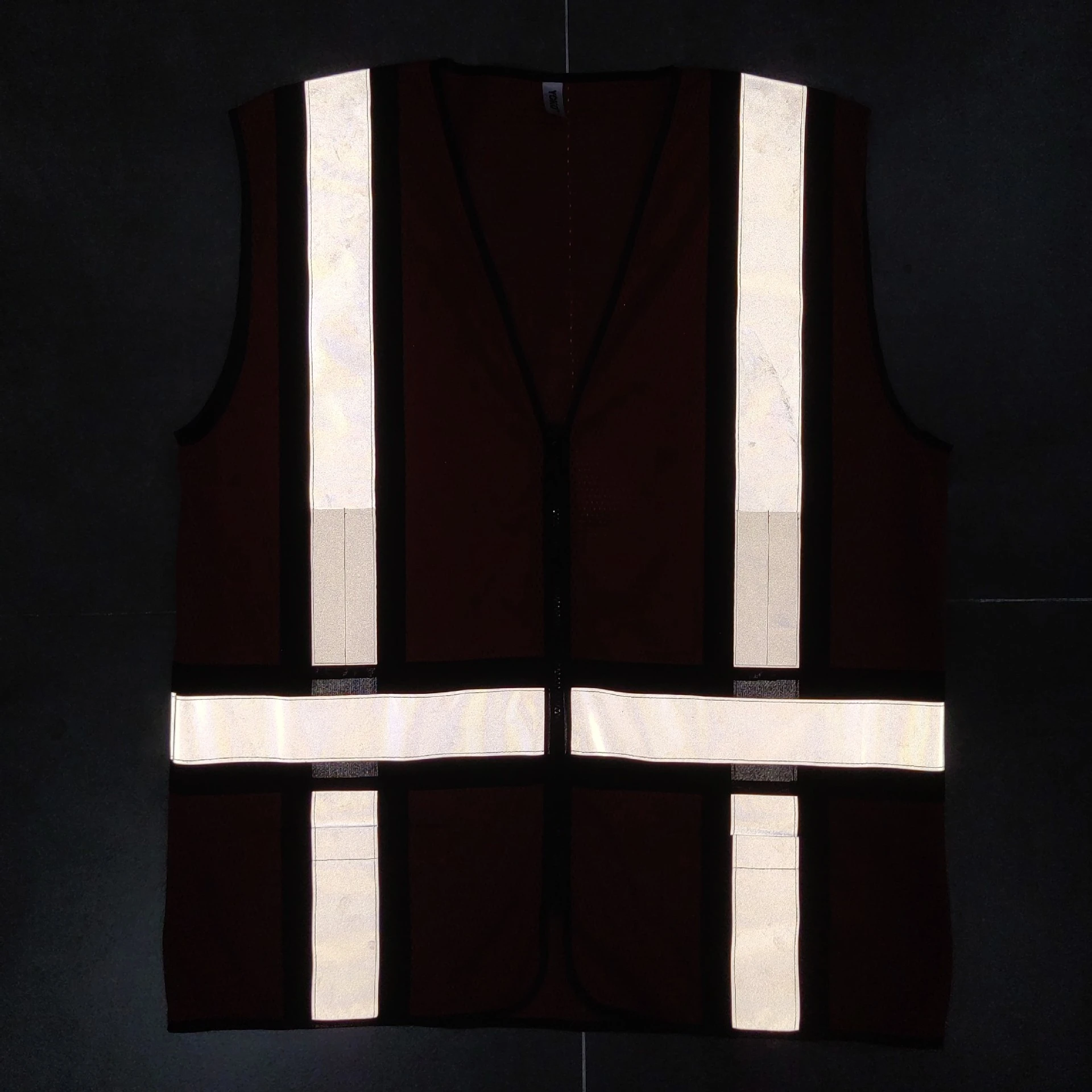 Gilet riflettente a rete ad alta lucentezza