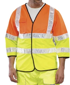 Safety Reflective Clothing Jingle Belt Mid-Length Sleeve Vest