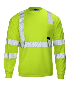 Fluorescent long sleeve cycling quick dry t-shirt