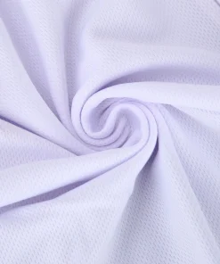 Solid Color Reflective Polo Shirt