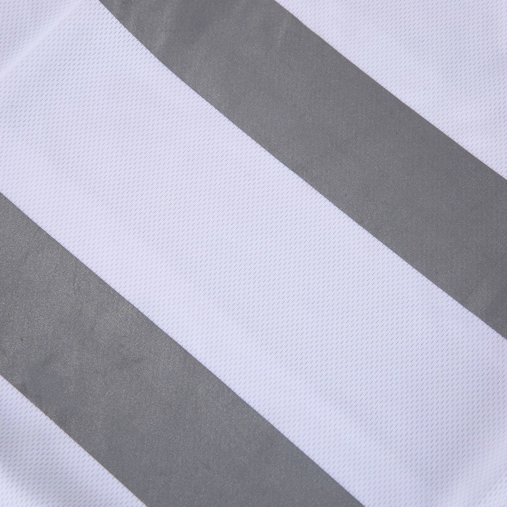 Solid Color Reflective Polo Shirt