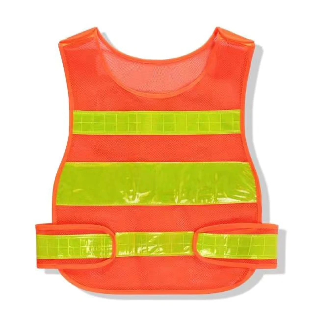 Gourd-shaped Breathable Fishnet Reflective Vest