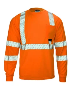 Fluorescent long sleeve cycling quick dry t-shirt