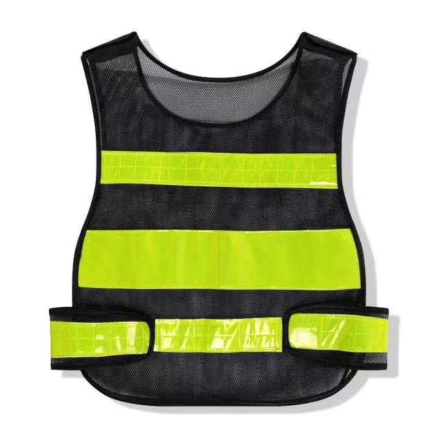 Gourd-shaped Breathable Fishnet Reflective Vest