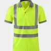 Quick-drying construction reflective clothing polo shirt