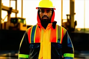 Recycled safety jackets with moisture-wicking fabric for hot weather work