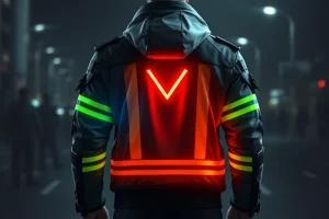 Concept of smart safety jacket with built-in health sensors