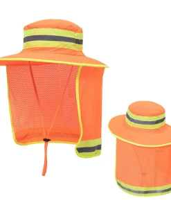 Reflective Sun Hat with Neck Flap