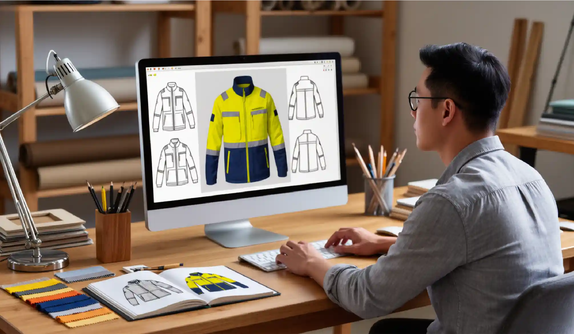 design jackets with pc