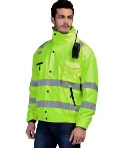 Jacket Winter Reflective Cotton Coat Raincoat