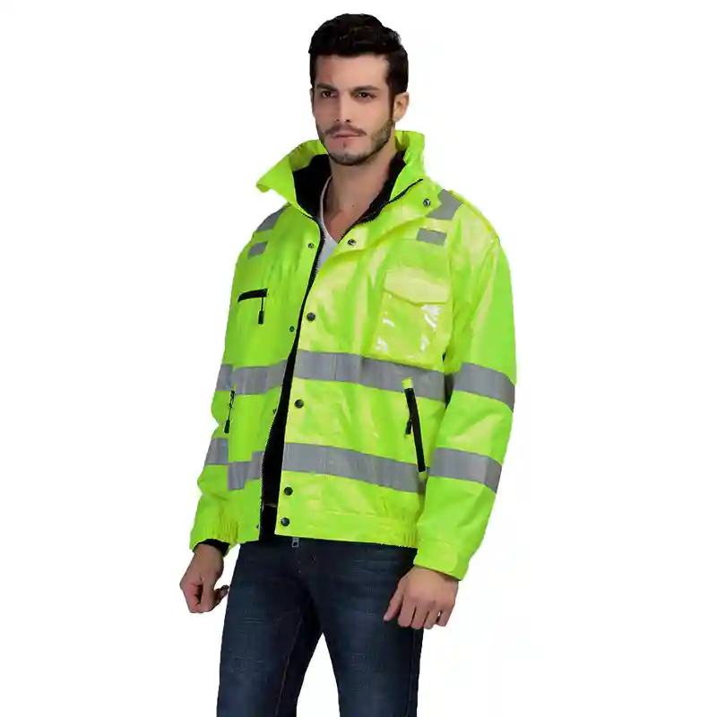 Jacket Winter Reflective Cotton Coat Raincoat