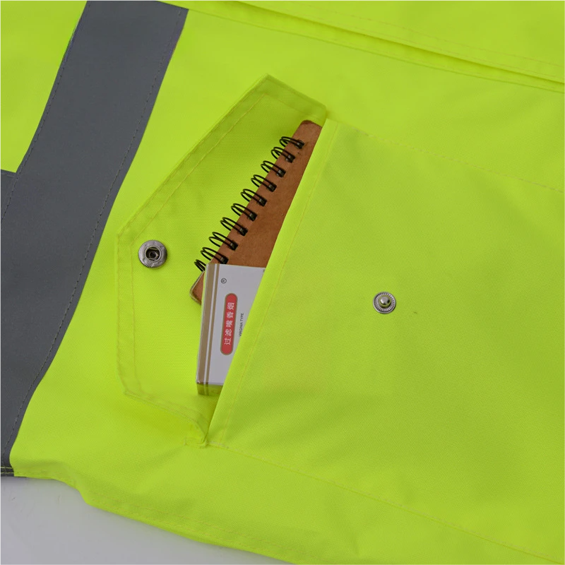hi vis rain jacket pants set